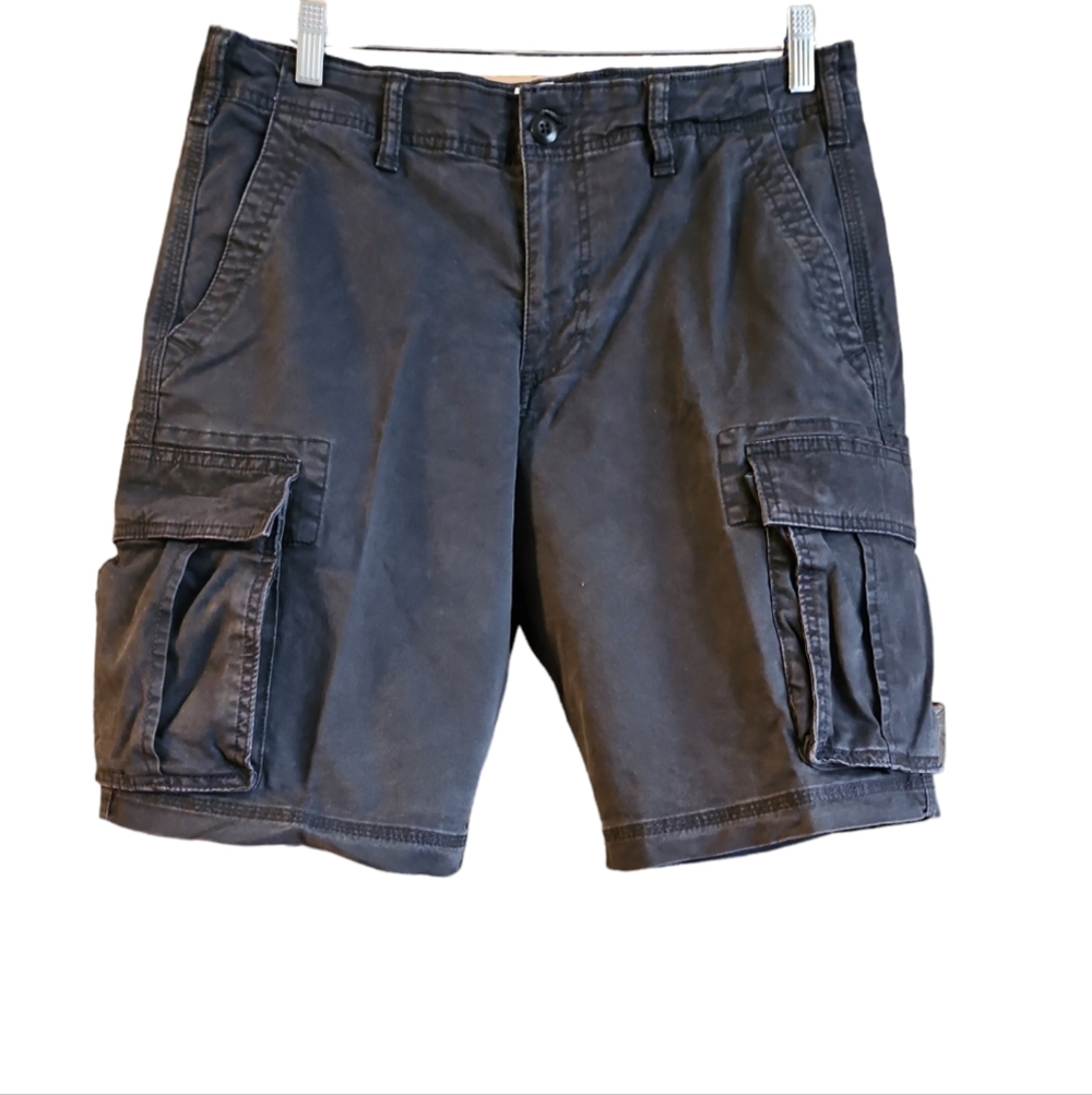 Mens GAP cargo shorts black size 32
